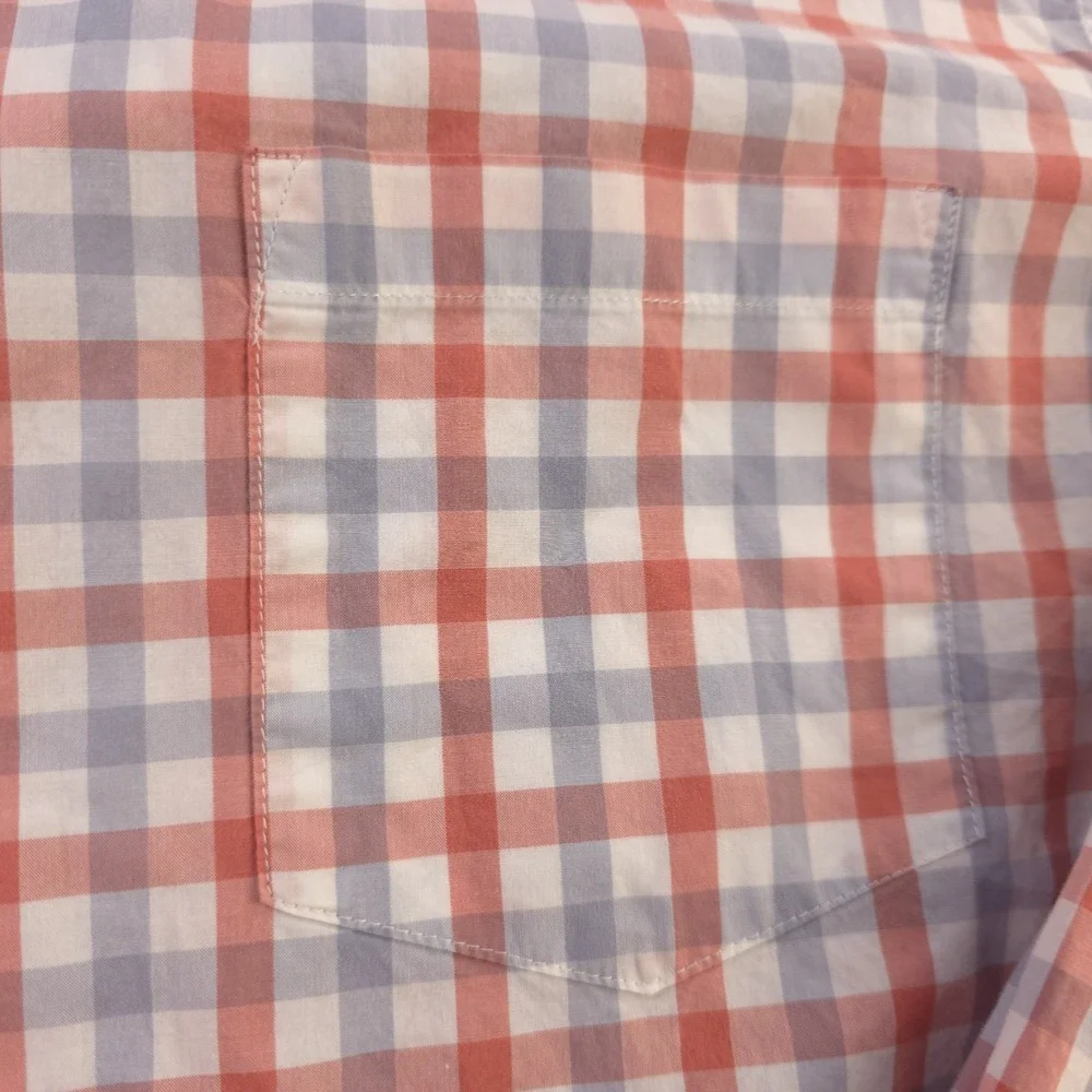 J Crew Lightweight Shirt Large Long Sleeve Button Down Multicolor Plaid‎ Cotton